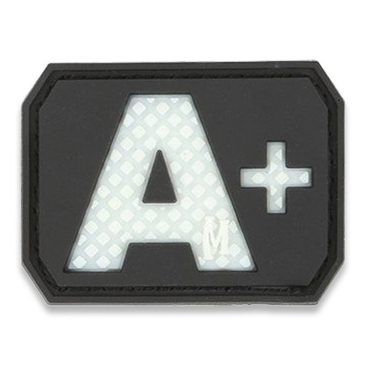 Maxpedition A+ Blood type patch, glow BTAPZ