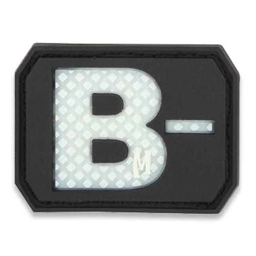 Emblemă Maxpedition B- Blood type, glow BTBNZ