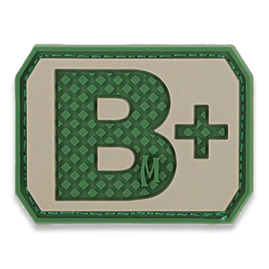 Maxpedition B+ Blood type morale patch, arid BTBPA