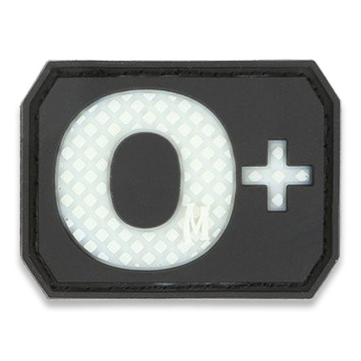 Maxpedition O+ Blood type patch, glow BTOPZ