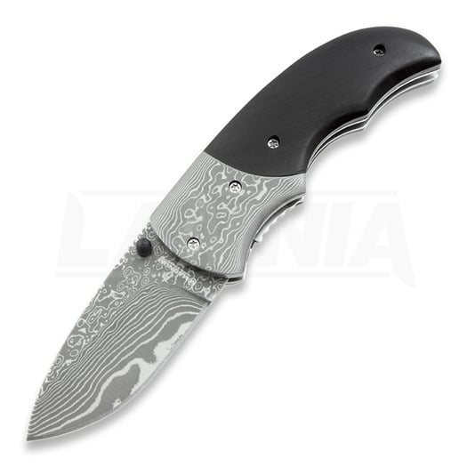Böker Magnum Damascus Stubby folding knife 01MB178DAM