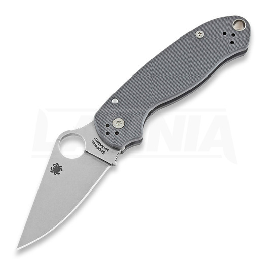 Spyderco Para 3 G-10 Dark Gray Maxamet סכין מתקפלת C223GPDGY