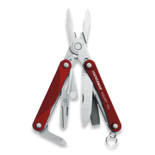 Outil multifonctions Leatherman Squirt PS4, rouge
