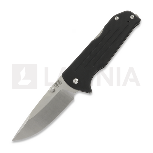 Складний ніж 1881 Knifeworks Bourbon, Black G-10
