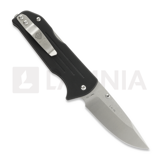 Saliekams nazis 1881 Knifeworks Bourbon, Black G-10