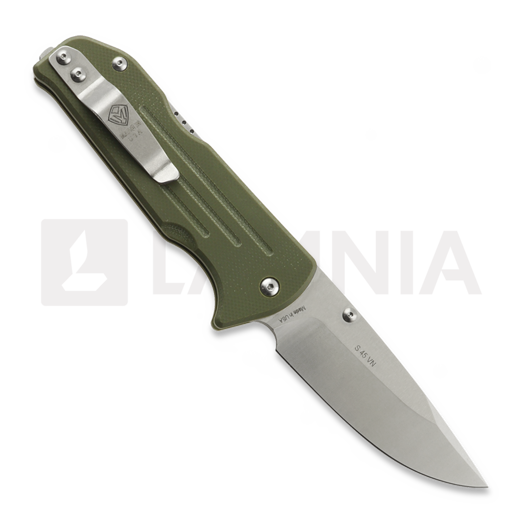 Navaja 1881 Knifeworks Bourbon, OD Green G-10