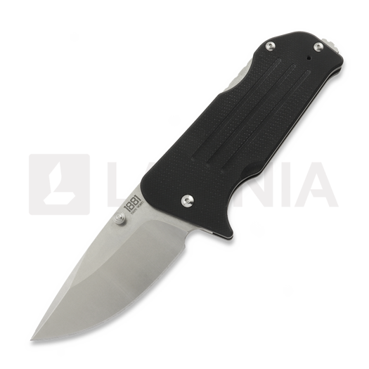 Nóż składany 1881 Knifeworks Broadway, Black G-10
