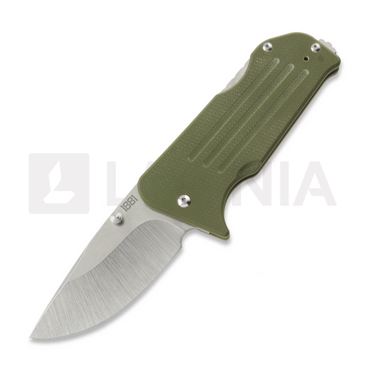 Saliekams nazis 1881 Knifeworks Broadway, OD Green G-10