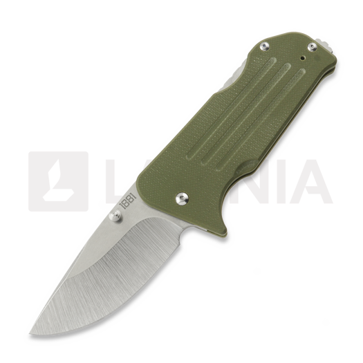 Saliekams nazis 1881 Knifeworks Broadway, OD Green G-10