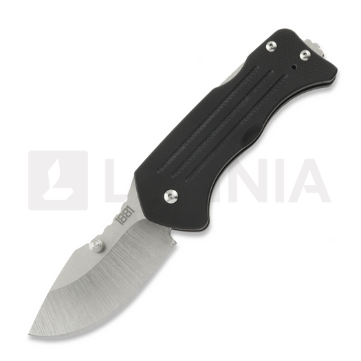 1881 Knifeworks Lombard Taschenmesser, Black G-10