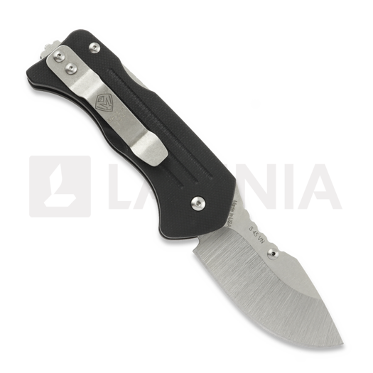 Navaja 1881 Knifeworks Lombard, Black G-10