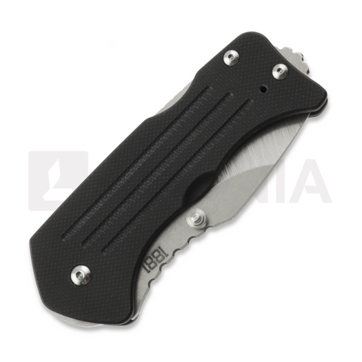 Navaja 1881 Knifeworks Lombard, Black G-10