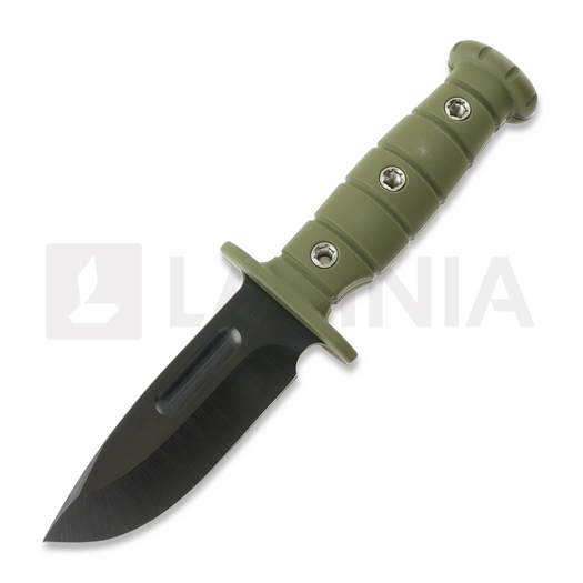 1881 Knifeworks Luke Airman veitsi, OD Green G-10