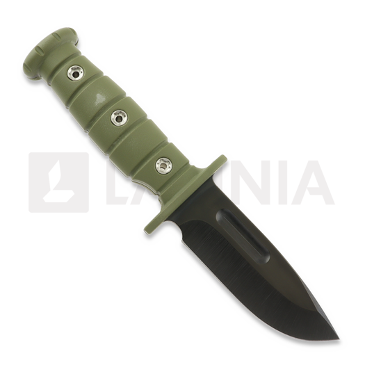 1881 Knifeworks Luke Airman veitsi, OD Green G-10