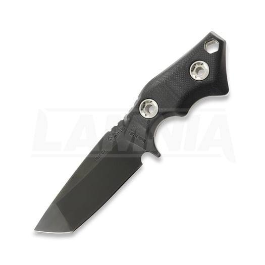 1881 Knifeworks Micro Tanto ナイフ, Black G-10