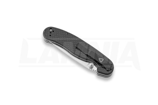 Ontario RAT-2 D2 Carbon Fibre CF folding knife, satin 8832