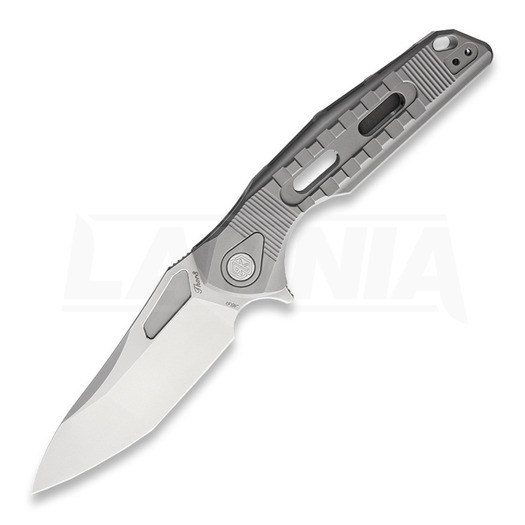 Coltello pieghevole Rike Knife Thor 3 Framelock M390, grigio