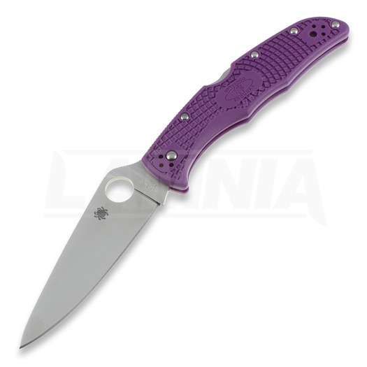 Spyderco Endura 4 折叠刀, FRN, Flat Ground, 紫色 C10FPPR