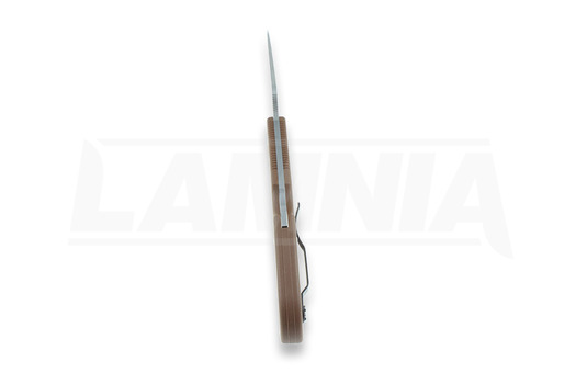 Spyderco Endura 4 folding knife, FRN, Flat Ground, brown C10FPBN