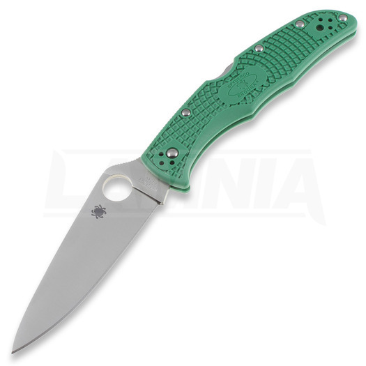 Zavírací nůž Spyderco Endura 4, FRN, Flat Ground, zelená C10FPGR