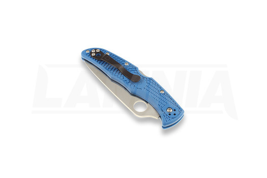 Spyderco Endura 4 folding knife, FRN, Flat Ground, blue C10FPBL