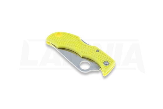 Сгъваем нож Spyderco Ladybug 3, FRN, жълт, назъбен LYLS3