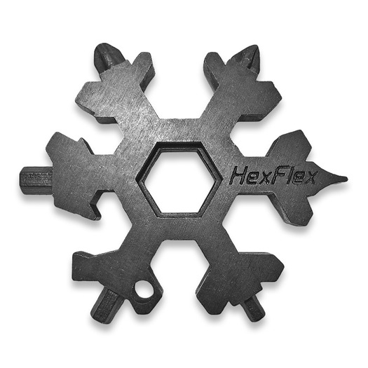 HexFlex Adventure Metric daugiafunkcis įrankis, juoda