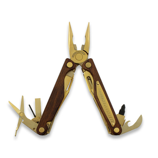 Outil multifonctions Leatherman Charge Ironwood, gold plated