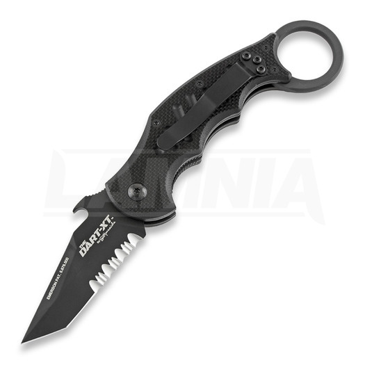 Fox Dart G10 XT 折り畳みナイフ, 鋸歯状 FX-597XTS