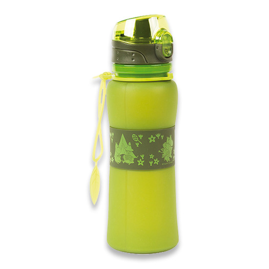 Retki Moomin Adventure silicone bottle 0,5, zelená