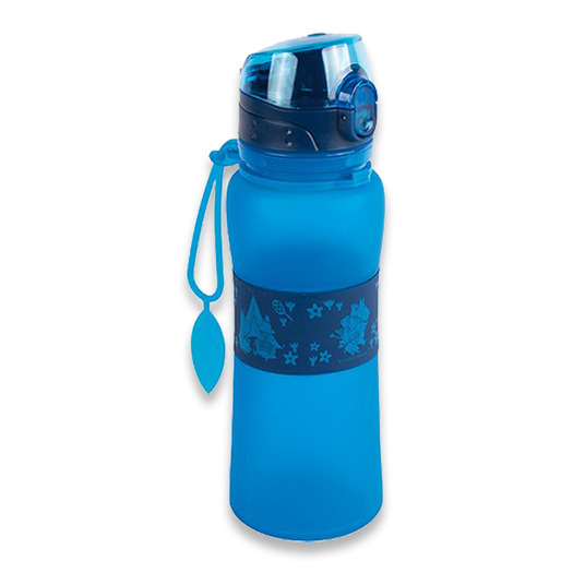 Retki Moomin Adventure silicone bottle 0,5, blå