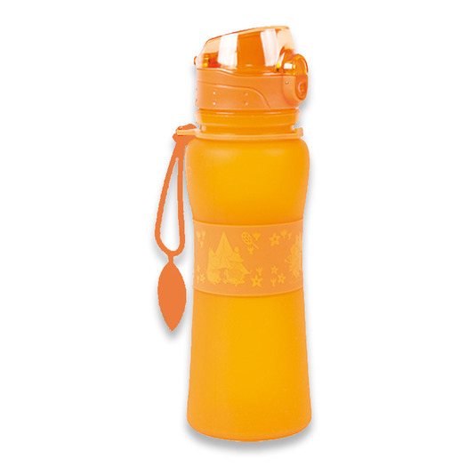 Retki Moomin Adventure silicone bottle 0,5, oranžová