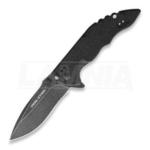 RealSteel E77 Flipper All Black folding knife 5111