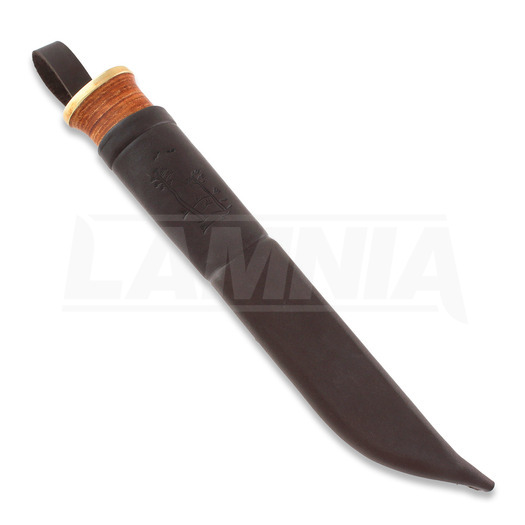 Kauhavan Puukkopaja Leuku knife kniv, Leather