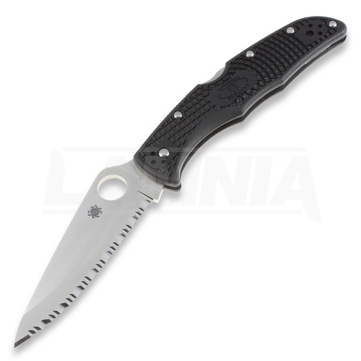 Spyderco Endura 4 折り畳みナイフ, FRN, Spyder-edge C10SBK
