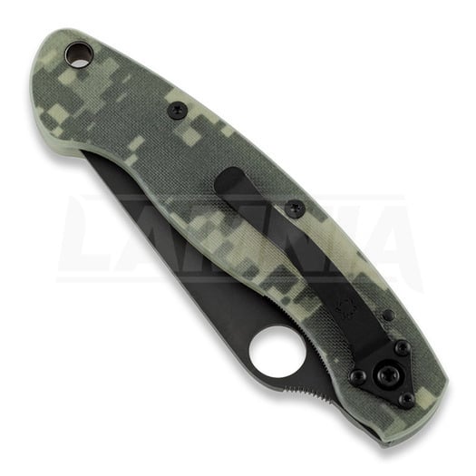 Spyderco Military 折叠刀, Digital Camo, 黑色 C36GPCMOBK