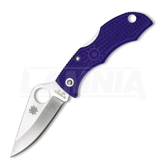 Spyderco Ladybug 3 折り畳みナイフ, FRN, 紫 LPRP3