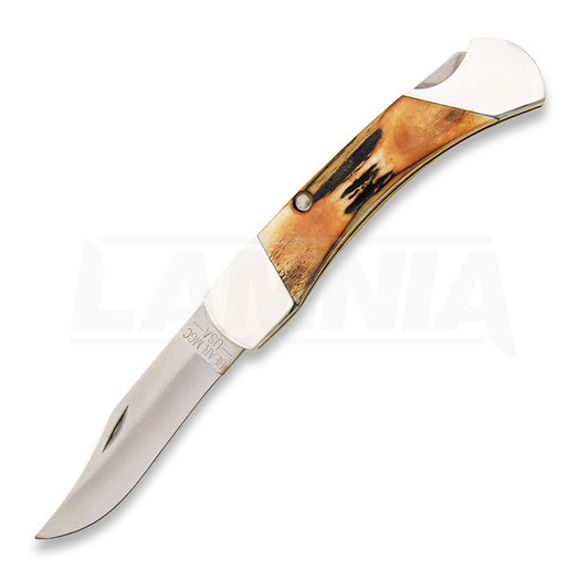 Bear & Son Folding Hunter Stag Bone סכין מתקפלת