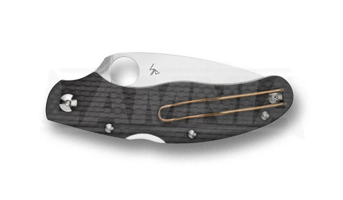 Spyderco Caly 3 folding knife, carbon fiber C113CFPE