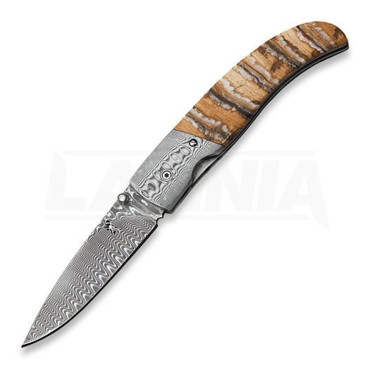 Couteau pliant Browning Damascus Linerlock Mammoth