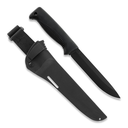 Peltonen Knives Нож Sissipuukko M95, пластиковые ножны, чёрный