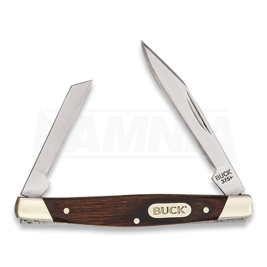 Buck Deuce Wood Handles סכין מתקפלת 375
