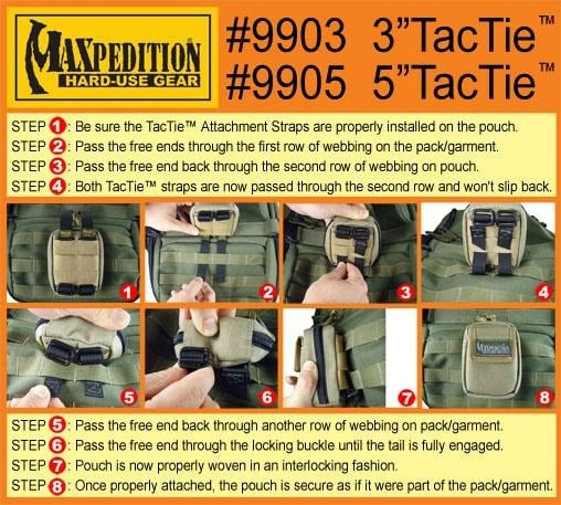 Maxpedition TacTie 5", зелен 9905G