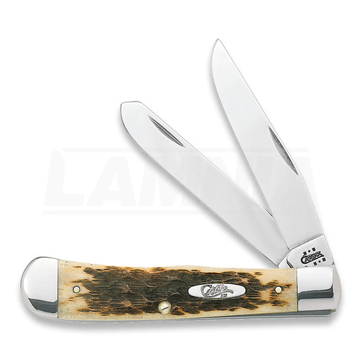 Pocket knife Case Cutlery Trapper Amber Bone 00164