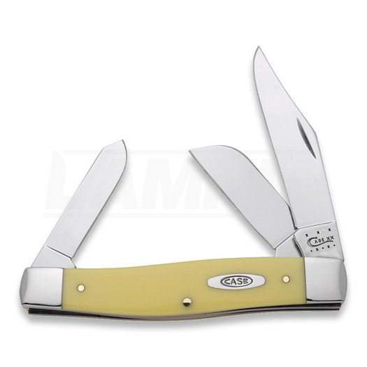 Pocket knife Case Cutlery Large Stockman Yellow 00203