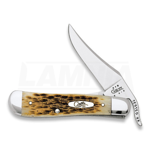 Pocket knife Case Cutlery Russlock Amber Bone 00260