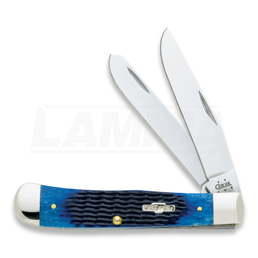 Pocket knife Case Cutlery Trapper Blue Bone 02800