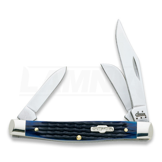 Pocket knife Case Cutlery Stockman Blue Bone 02806