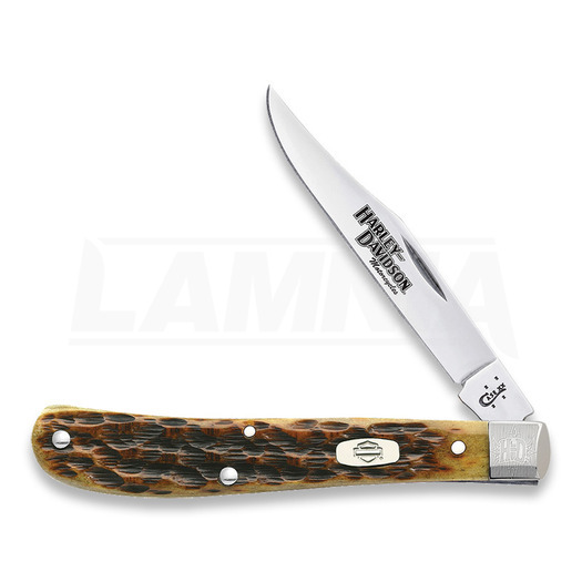 Case Cutlery Slimline Trapper Harley pocket knife 52153