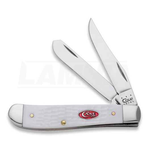 Pocket knife Case Cutlery Mini Trapper White 60186
